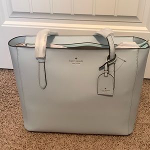 Kate Spade Schuyler Medium Tote- blue glow color